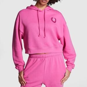 Victoria's Secret PINK Everyday Fleece Cropped Hoodie